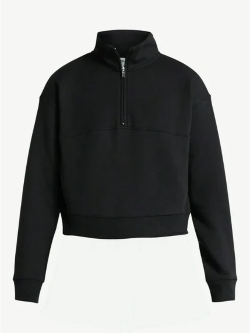 Women’s No Boundaries Fleece Half Zip Pullover - Black
